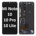 Xiaomi Note 10 / Note 10 Pro (2019) / Note 10 Lite (2020) LCD touch screen (Original Service Pack) with frame [Black] X-502